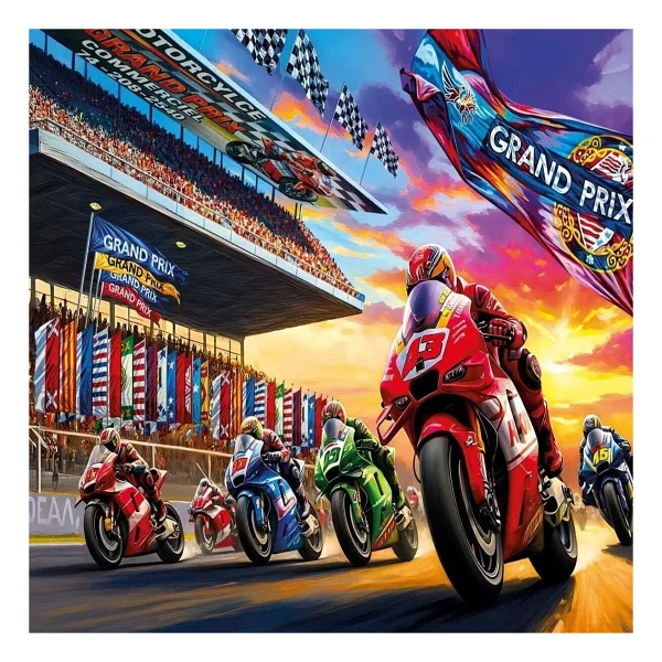Ks Games Motor Racing 50 Parça Çocuk Puzzle 31753 - Görsel 2
