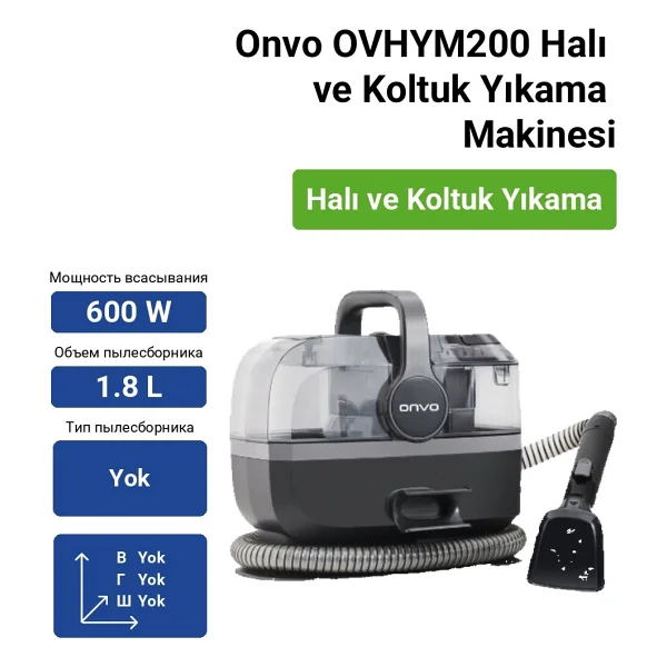 Onvo Ovhym200 Koltuk Ve Halı Yıkama Makinesi - Görsel 7