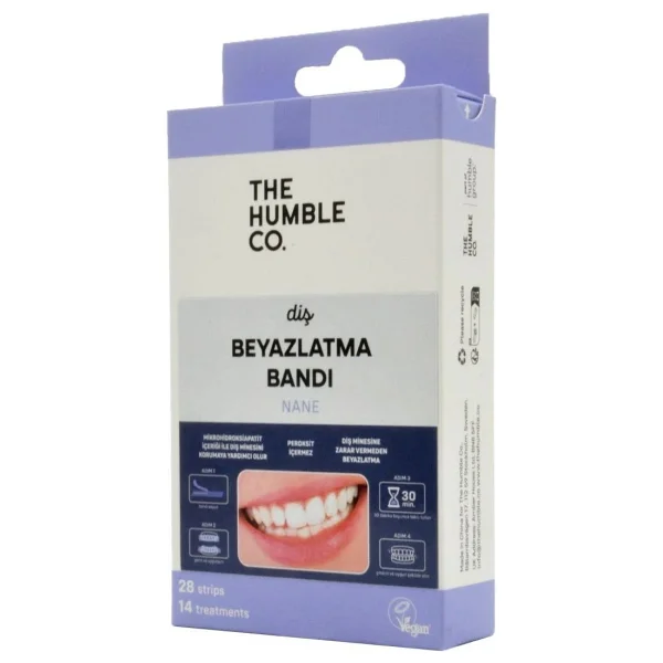 The Humble Co. Diş Beyazlatma Bandı Nane Teeth Whitening Strips - Fresh Mint (28 Strips) - Görsel 6