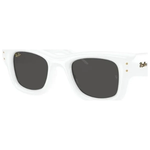Ray-Ban Wayfarer Puffer 4940 671/87 White-Black Güneş Gözlüğü - Görsel 2
