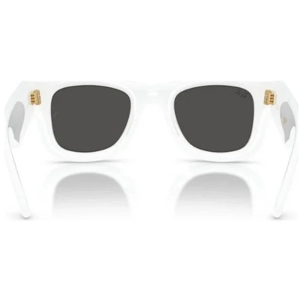 Ray-Ban Wayfarer Puffer 4940 671/87 White-Black Güneş Gözlüğü - Görsel 5