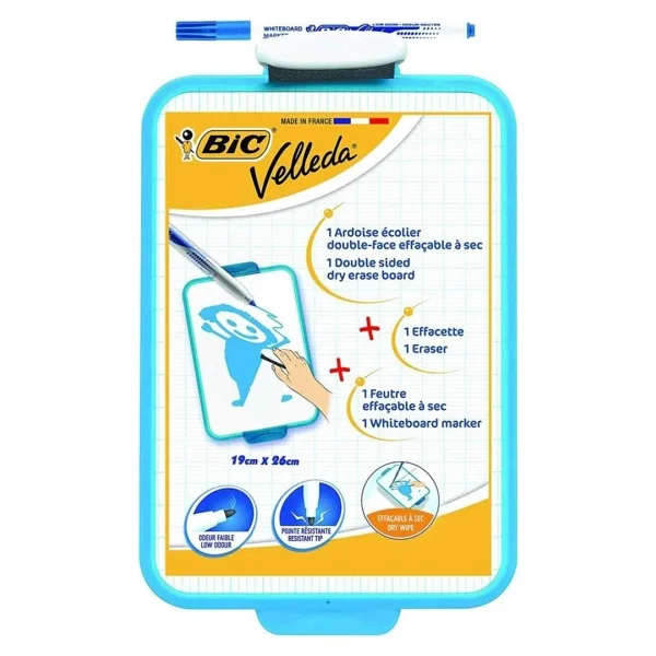 Bic Velleda Mini Beyaz Tahta + Kalem + Silgi - Yeşil - Görsel 3