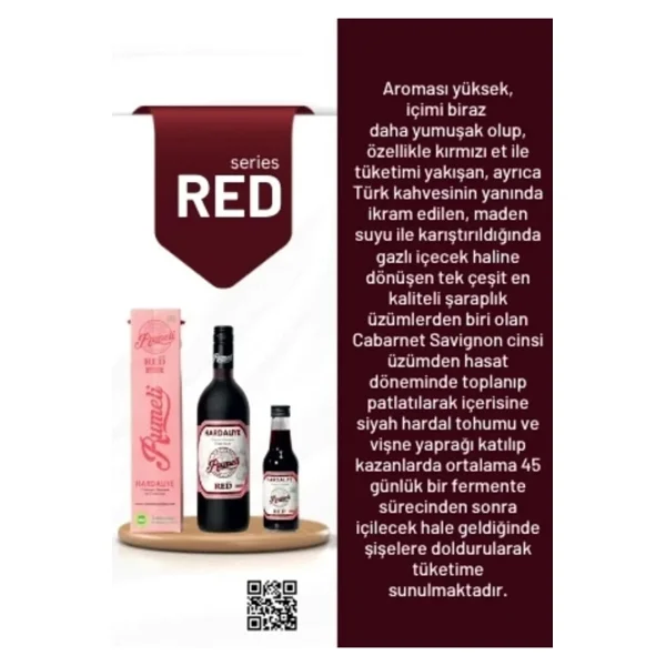 Kırklareli Rumeli Hardaliyesi Red 750 Ml - Görsel 4