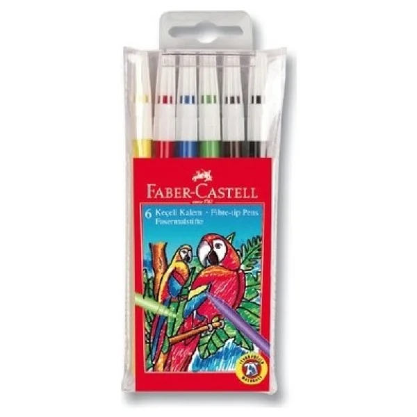 Faber-Castell 6'lı Keçeli Kalem Seti - Görsel 5