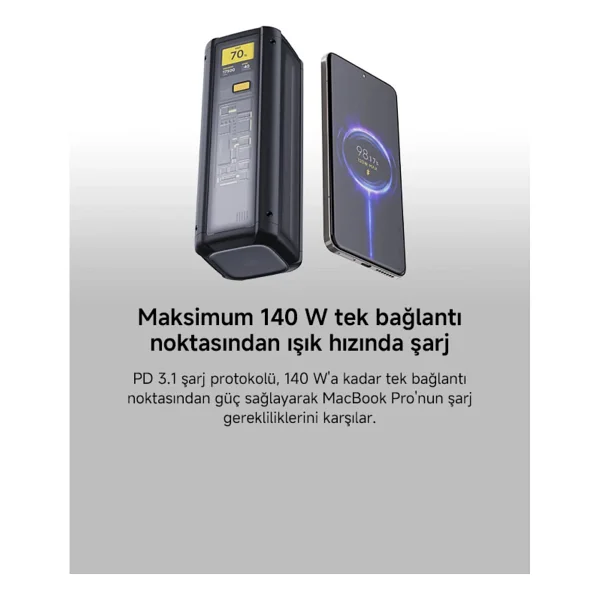 Xiaomi 212 W Hypercharge 25000 mAh Hızlı Şarj Powerbank - Görsel 5