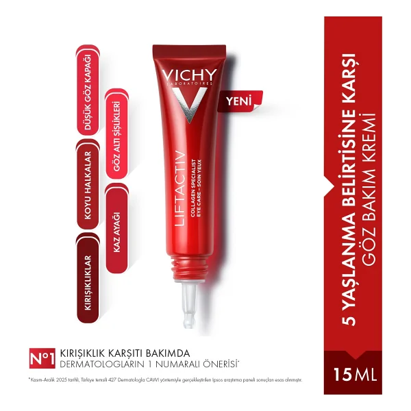 Vichy Liftactiv Collagen Specialist Göz Bakım Kremi 15 Ml - Görsel 3