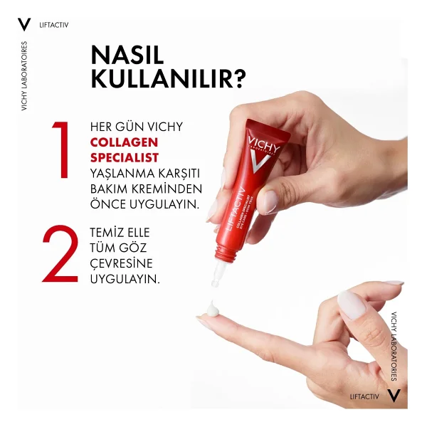Vichy Liftactiv Collagen Specialist Göz Bakım Kremi 15 Ml - Görsel 9