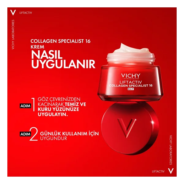 Vichy C Vitamini İçeren Yenileyici Krem - Tüm Cilt Tipleri İçin Sıkılaştırıcı ve Leke Giderici Bakım - Görsel 7