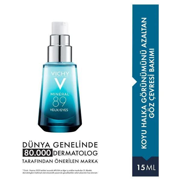 Vichy Mineral 89 Eyes Göz Çevresi Bakım Kremi 15 Ml - Görsel 8