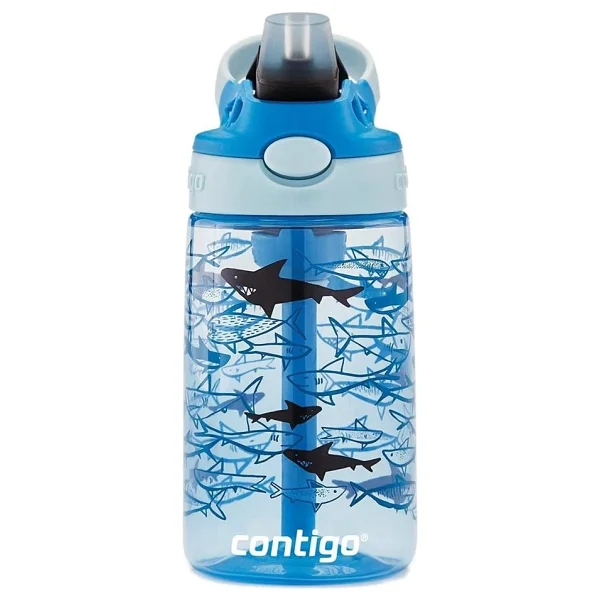 Contigo Gizmo Flip Pro Sharks 420 Ml Tritan Çocuk Suluğu - Görsel 7