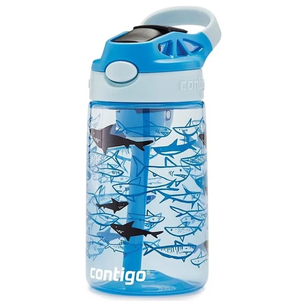 Contigo Gizmo Flip Pro Sharks 420 Ml Tritan Çocuk Suluğu - Görsel 3
