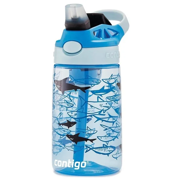 Contigo Gizmo Flip Pro Sharks 420 Ml Tritan Çocuk Suluğu - Görsel 4