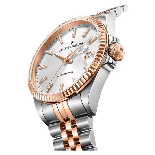 Jacques Philippe Adastra Jpqgs597328v2 Gümüş-Rose Gold Erkek Kol Saati - Görsel 5