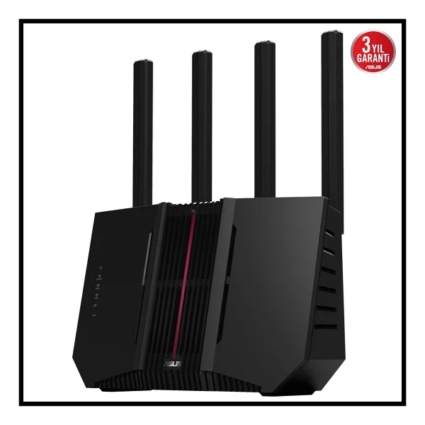 Asus Rt-Be92, Be9700, 4 Port, 9700mbps, Tri Band, 6ghz Wi-Fi 7, Aimesh, Gigabit Extendable Router - Görsel 3