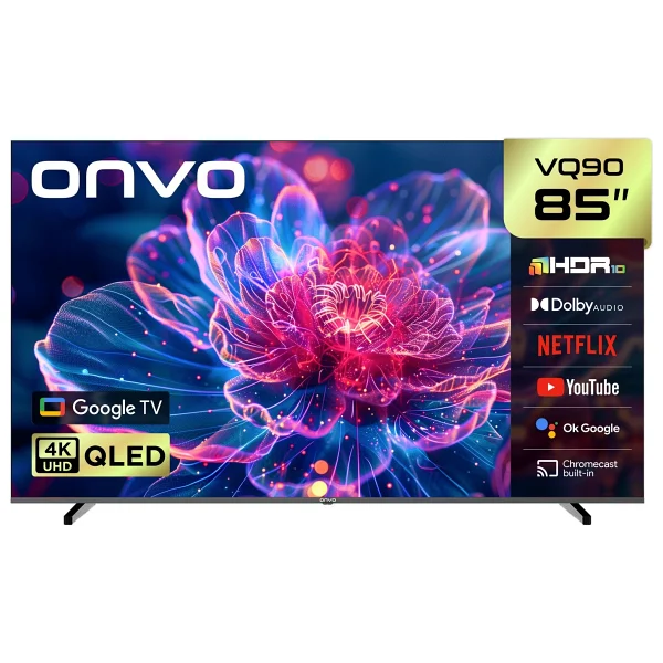 Onvo 85vq90f2ua 4K Ultra HD 85" 216 Ekran Uydu Alıcılı Google Smart QLED TV - Görsel 2