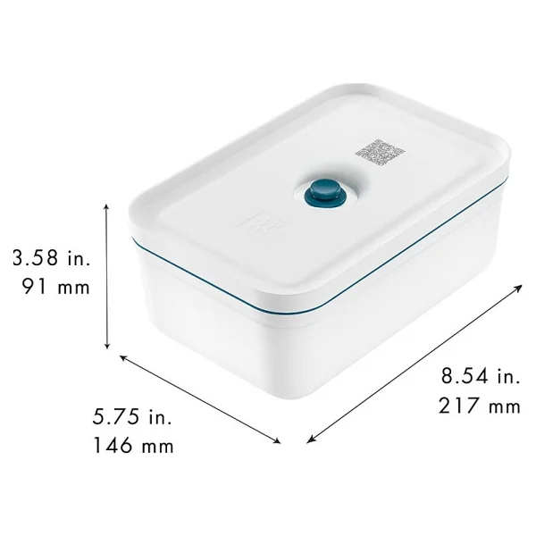 Zwilling Fresh & Save L Yarı Şeffaf 1.6 Lt Vakumlu Plastik Yemek Taşıma Kabı - Görsel 6