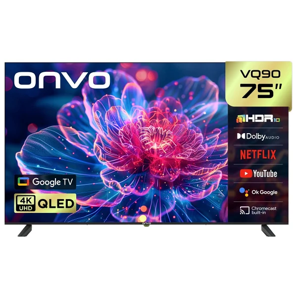 Onvo 85vq90f2ua 4K Ultra HD 85" 216 Ekran Uydu Alıcılı Google Smart QLED TV - Görsel 5