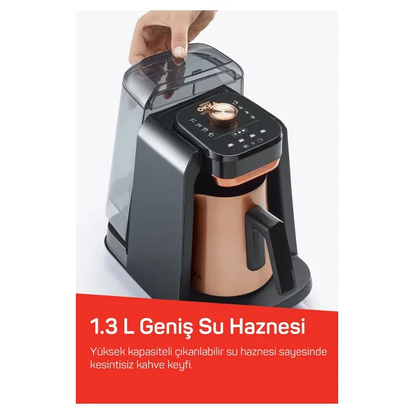 Arzum Okka Rich Pro Plus Ok0036 Su Hazneli Türk Kahvesi Makinesi - Görsel 4