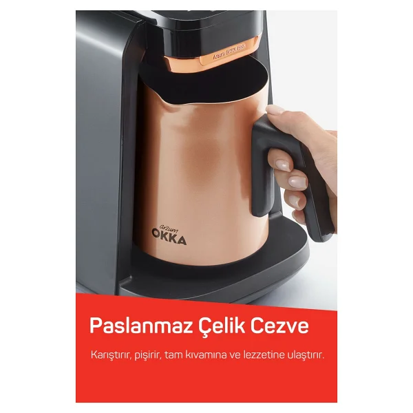 Arzum Okka Rich Pro Plus Ok0036 Su Hazneli Türk Kahvesi Makinesi - Görsel 5