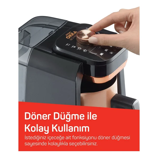 Arzum Okka Rich Pro Plus Ok0036 Su Hazneli Türk Kahvesi Makinesi - Görsel 6