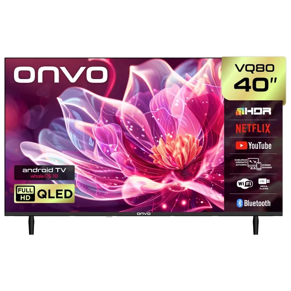 Onvo 40vq80f2fa Fulll HD 40" 102 Ekran Uydu Alıcılı Smart QLED TV - Görsel 3