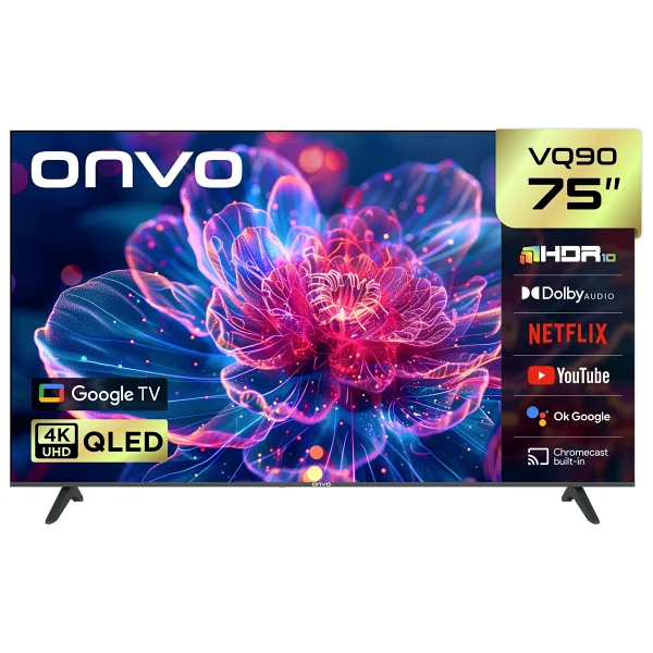 Onvo 85vq90f3ua 4K Ultra HD 85" 216 Ekran Uydu Alıcılı Google Smart QLED TV - Görsel 6