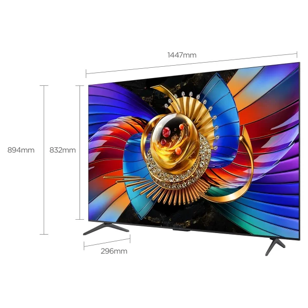 Tcl 65q7d Pro 4K Ultra HD 65" 165 Ekran Uydu Alıcılı Google Smart Sqd Mini LED TV - Görsel 4