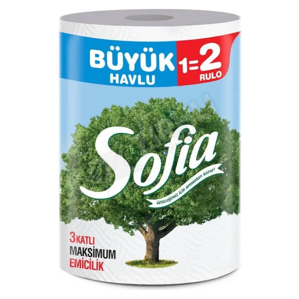 Sofia Dev Havlu 1=2 160 Yaprak - Görsel 2