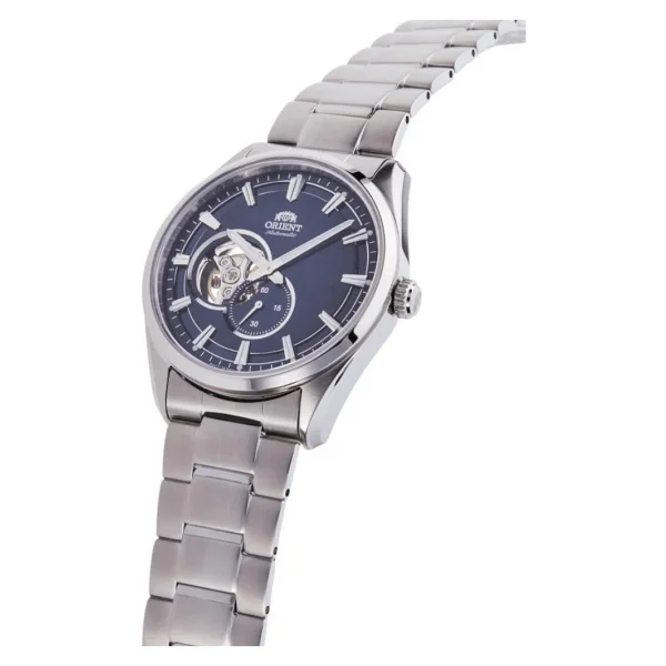 Orient Contemporary Semi-Skeleton Ra-Ar0003l10b Çelik Kordon Mavi Erkek Kol Saati - Görsel 3
