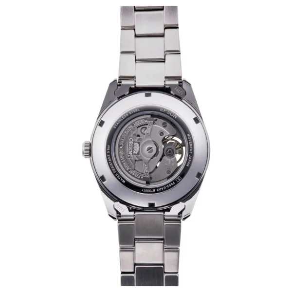 Orient Contemporary Semi-Skeleton Ra-Ar0003l10b Çelik Kordon Mavi Erkek Kol Saati - Görsel 5