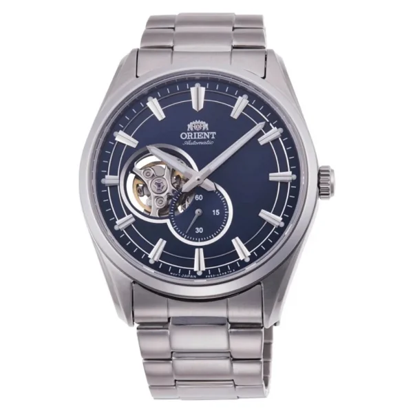 Orient Contemporary Semi-Skeleton Ra-Ar0003l10b Çelik Kordon Mavi Erkek Kol Saati - Görsel 2
