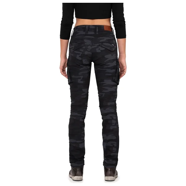The Biker Jeans Truva Cargo Camo Korumalı Motosiklet Pantolonu Kadın - Görsel 6