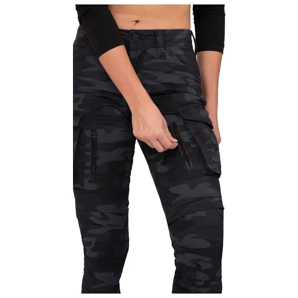 The Biker Jeans Truva Cargo Camo Korumalı Motosiklet Pantolonu Kadın - Görsel 10