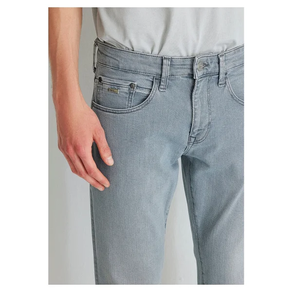 Mavi Marcus Lux Black 00351-86548 Açık Mavi Erkek Straight Jean - Görsel 6