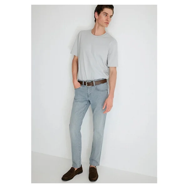 Mavi Marcus Lux Black 00351-86548 Açık Mavi Erkek Straight Jean - Görsel 9