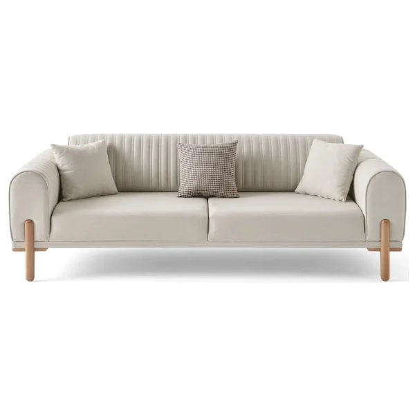 Edsy Home Galata 3+3+1 Koltuk Takımı Krem - Görsel 8