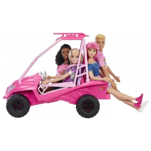 Barbie Mysteries Beach Detectives Plaj Arabası JFV68 - Görsel 9