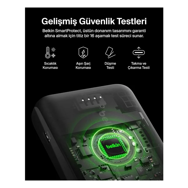 Belkin Boostcharge Bpb027hqwh Beyaz 10000 mAh Hızlı Şarj Powerbank - Görsel 10