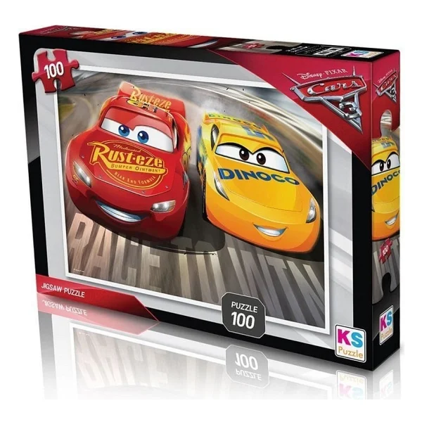 Ks Games Cars 100 Parça Puzzle Cr714 - Görsel 2