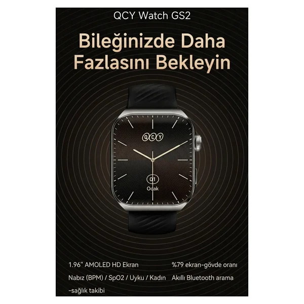 Temiz Qcy Watch Gs2 Akıllı Saat - Görsel 4