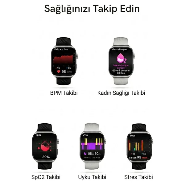Temiz Qcy Watch Gs2 Akıllı Saat - Görsel 6