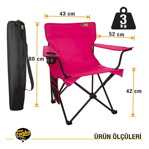 Funky Chairs V2 Lüks Kamp Sandalyesi - Görsel 3