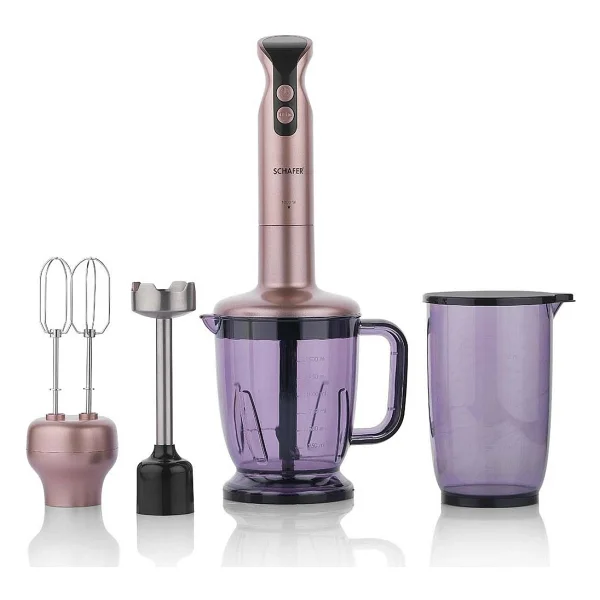 Schafer Meister Mega 11 Parça Siyah 1000 W Blender Seti - Görsel 3