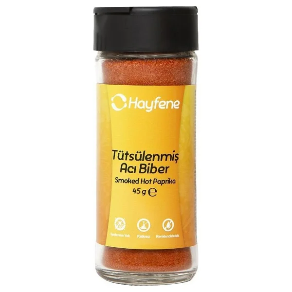 Hayfene Tütsülenmiş Acı Kırmızı Biber 45 Gr - Görsel 6