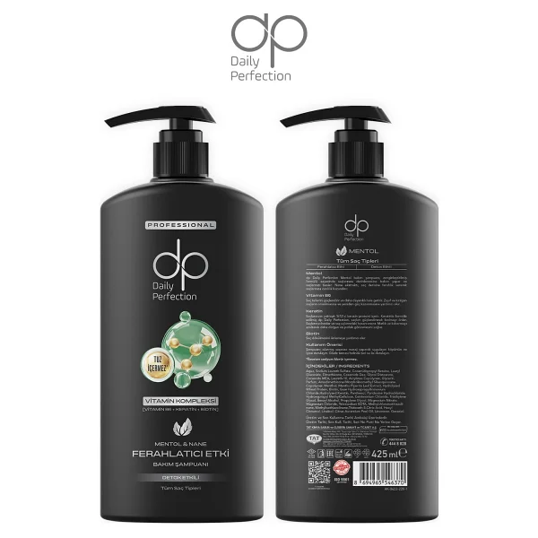 Dp Daily Perfection Mentol Tuzsuz Şampuan 425 Ml - Görsel 3