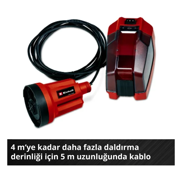Einhell Ge-Sp 18 Ll Li Dalgıç Pompa - Görsel 6