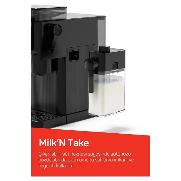 Arzum Okka Barista Compact Ok0047 Krom Tam Otomatik Espresso Makinesi - Görsel 5