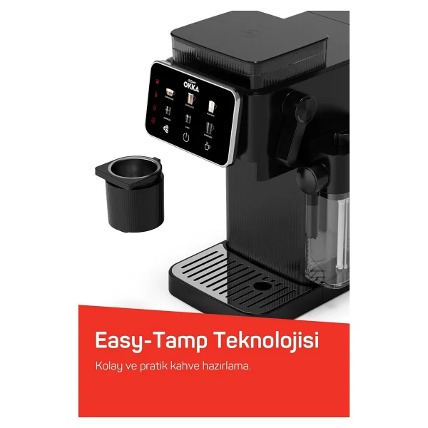 Arzum Okka Barista Compact Ok0047 Krom Tam Otomatik Espresso Makinesi - Görsel 7