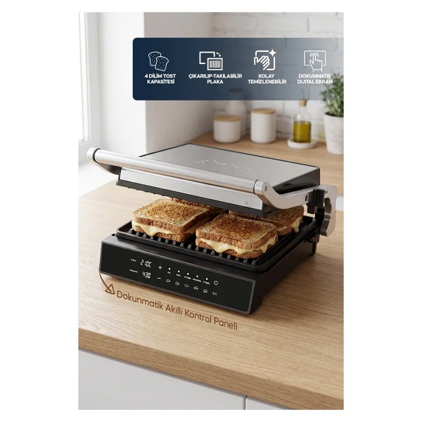 Sinbo Ssm-2596 2000 W Izgara Ve Tost Makinesi - Görsel 5