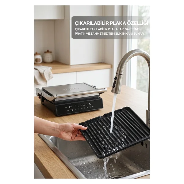 Sinbo Ssm-2596 2000 W Izgara Ve Tost Makinesi - Görsel 6